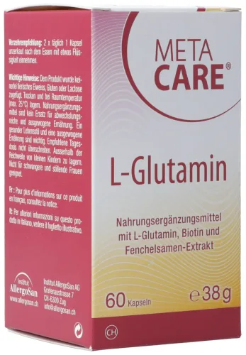 META CARE L-Glutamin Kapseln (60 Stk)