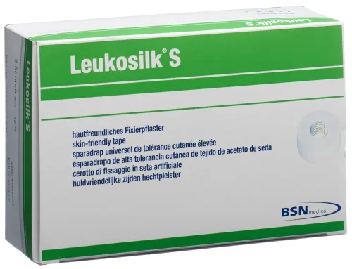 BSN, BSN Leukosilk&reg; S 2.5  x 9.2 m 12 Stk
