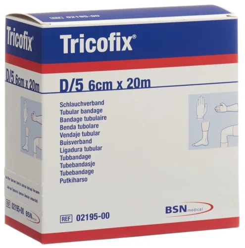 Tricofix Schlauchverband Grösse D/5 6cmx20m (1 Stk)