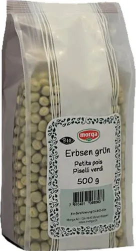 morga Grüne Erbsen Bio (500g)