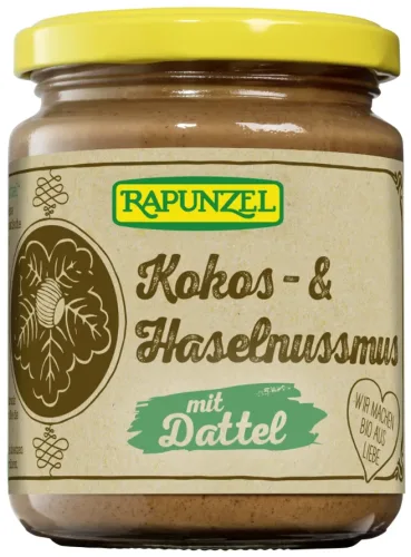 RAPUNZEL Kokos- & Haselnussmus mit Dattel (250g)