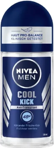 Nivea, NIVEA Male Deo Cool Kick (neu) Roll-on 50 ml