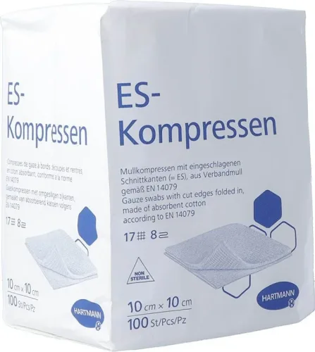 HARTMANN ES Kompressen 8fach 10x10cm (100 Stk)