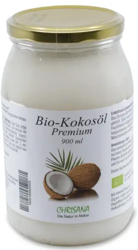CHRISANA Bio-Kokosöl Premium (900ml)