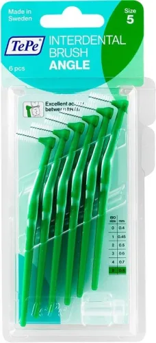 TePe Angle Interdental Brush 0.8mm grün (6 Stk)