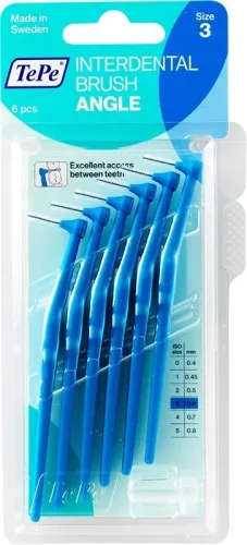 TePe Angle Interdental Brush 0.6mm blau (6 Stk)