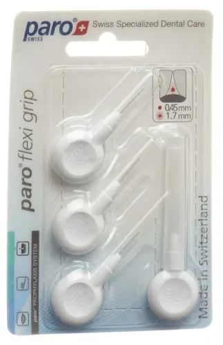 Paro Flexi Grip, weiss, 1.7mm, zylindrisch (4 Stk)
