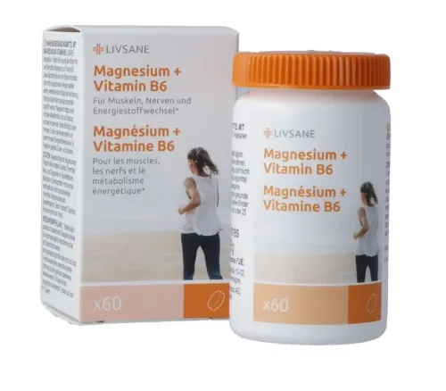 Livsane Magnesium + Vitamin B6 (60 Stk)