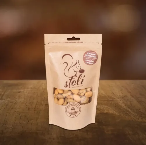 stoli, Nussmischung mit Caramel-Schokolade