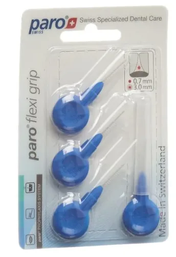 Paro Flexi Grip x-fein blau 3mm zylindrisch (4 Stk)
