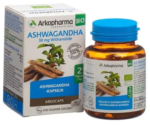 ARKOCAPS Ashwagandha Kapseln Bio (60 Stk)
