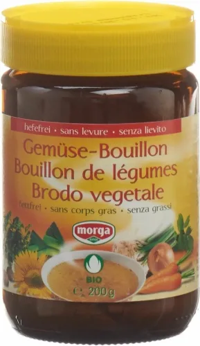 morga Gemüse Bouillon hefefrei hettfrei Bio (200g)