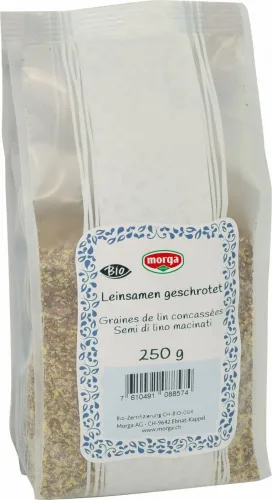 morga Leinsamen geschrotet Bio (250g)