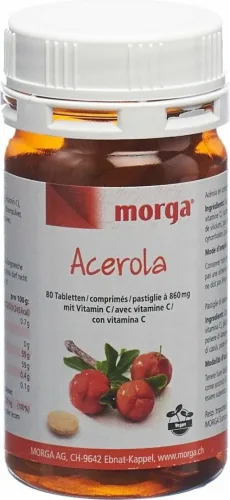 morga Acerola mit Vitamin C Tabletten (80 Stk)