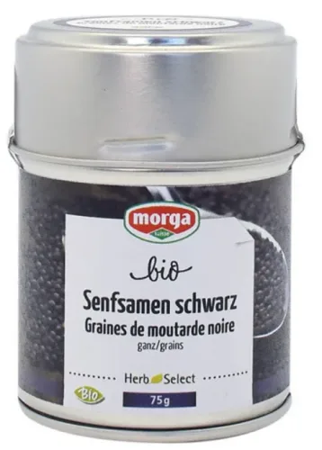 morga Senf schwarz ganz Bio (75g)