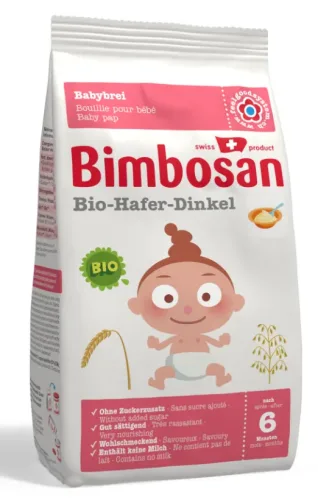 Bimbosan Bio-Hafer-Dinkel Nachfüllbeutel (300g)