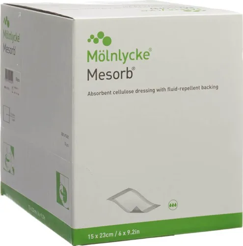 Mesorb absorbierender Verband 15x23cm steril (50 Stk)