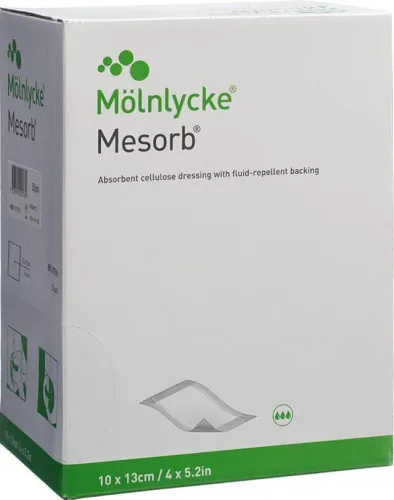 Mesorb absorbierender Verband 10x13cm steril (50 Stk)