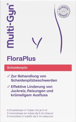 Multi-Gyn, Multi-Gyn - FloraPlus Intimpflege - Weiss - 5 Einzelanwendungen