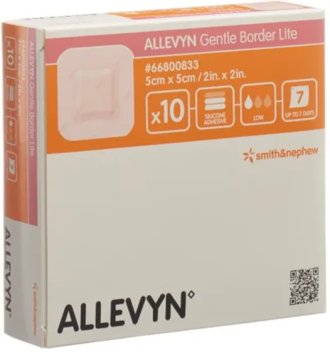 ALLEVYN Gentle Border Lite, 5x5cm (10 Stk)