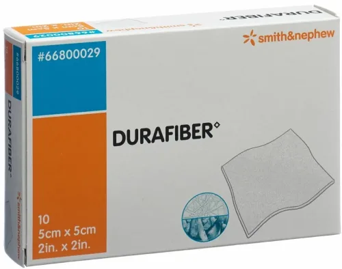 DURAFIBER Wundauflage, 5x5cm, steril (10 Stk)