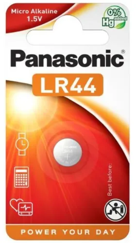 Panasonic, PANASONIC Batterien Knopfzelle LR44 2 Stk