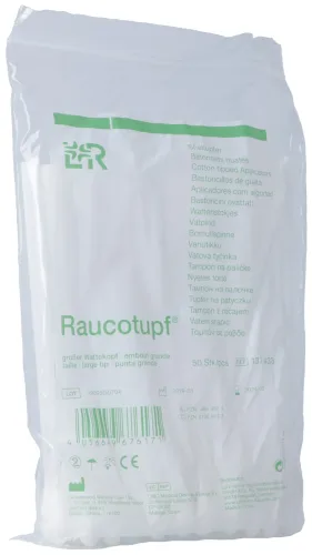 Raucotupf Wattestäbchen 15cm grosser Kopf (50 Stk)