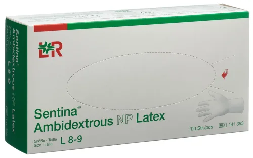 Sentina Handschuhe L Latex (100 Stk)