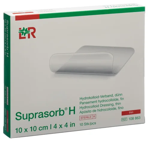 Suprasorb H Dünn 10x10cm (10 Stk)