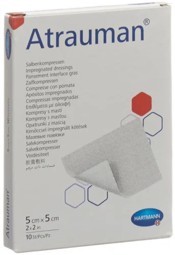 Atrauman Salbenkompressen 5x5cm steril (10 Stk)