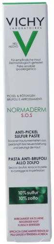 VICHY - Normaderm SOS Schwefel-Antiknosp Paste, Normaderm SOSPaste, 20 ml