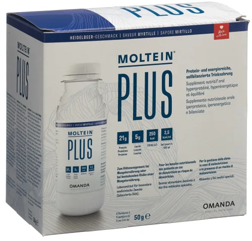 MOLTEIN PLUS 2.5 Heidelbeere (6x50g)