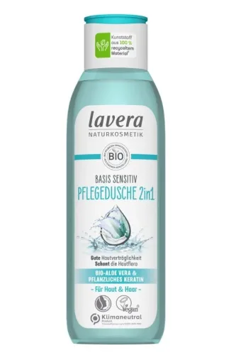 Lavera - Basis sensitiv Pflegedusche 2in1, 250 ml