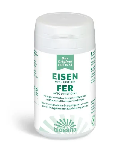 biosana Eisen mit L-Histidin Tabletten (120 Stk)