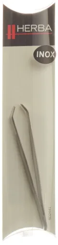 HERBA, Herba.Pinzette gebogen, Inox