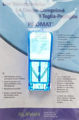 PILOMAT Tablettenteiler blau (1 Stk)