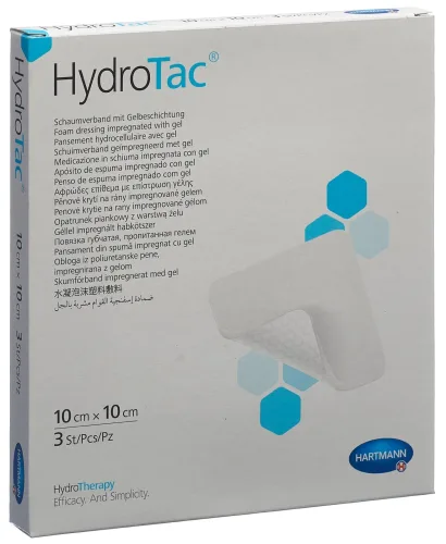 Hydrotac Wundverband 10x10cm steril (10 Stk)