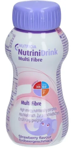 NUTRICIA NutriniDrink Multi Fibre Erdbeere (200ml)