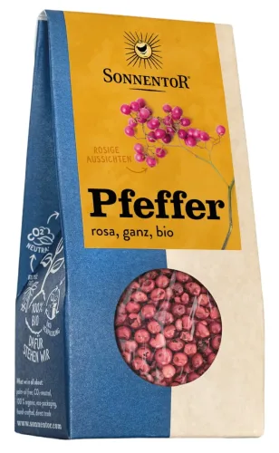 SONNENTOR Pfeffer rosa ganz BIO Beutel (20g)