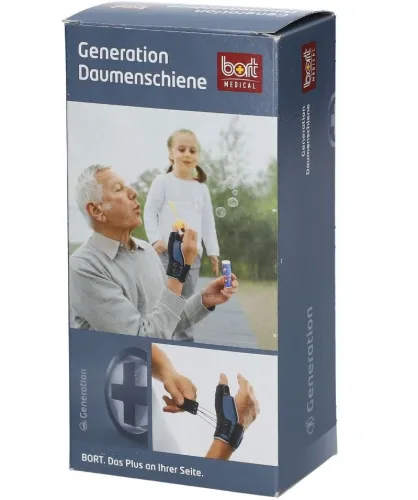Bort Generation Daumenschiene S rechts blau (1 Stk)