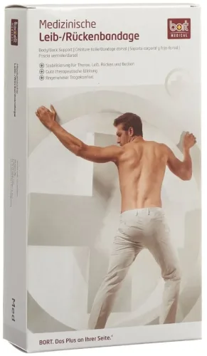 Bort Leistenbruchband M -104cm weiss (1 Stk)