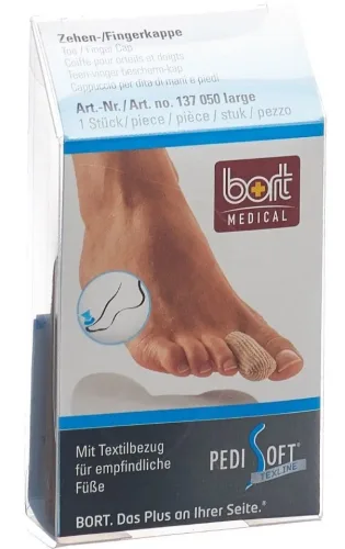 Bort PediSoft Texline Zehen/Fingerkappe L (1 Stk)