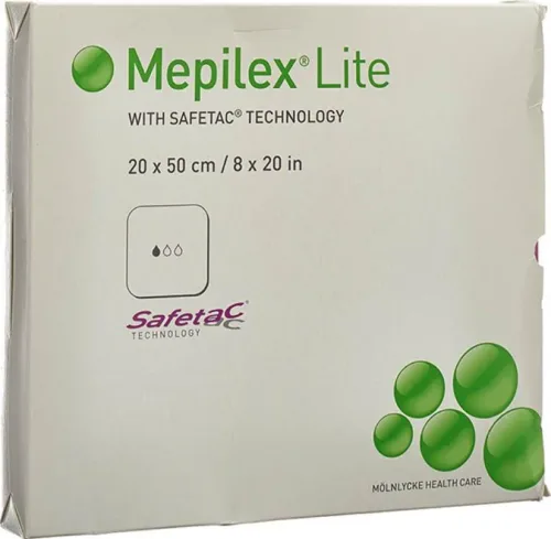 Mepilex Lite Safetac 20x50cm (4 Stk)