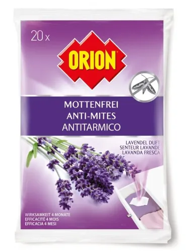ORION Mottenfrei Mottenkugeln mit Lavendelduft (20 Stk)