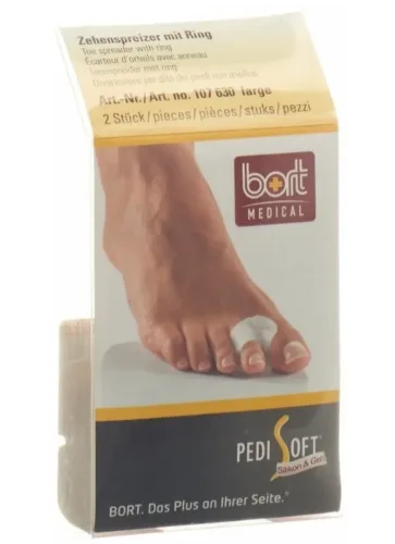 Bort PediSoft Zehenseperator S mit Ring (2 Stk)