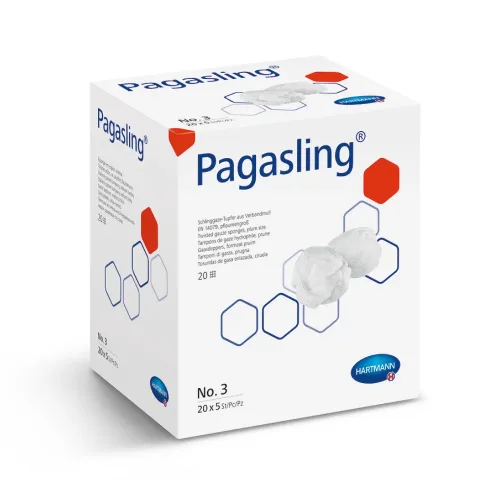 Pagasling Schlinggazetupfer Grösse 3 (2x500 Stk)