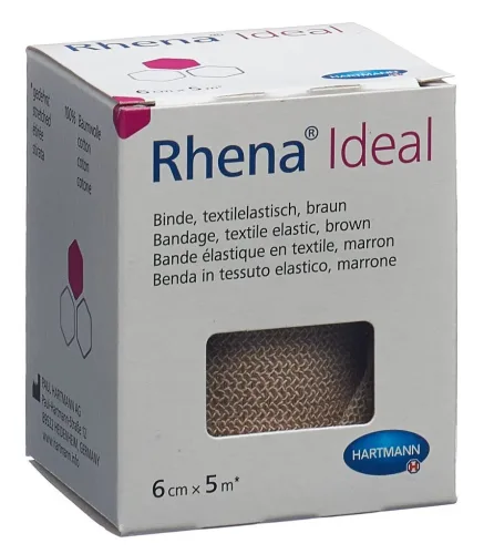 Rhena Ideal Elastische Binde 6cmx5m hautfarben (1 Stk)