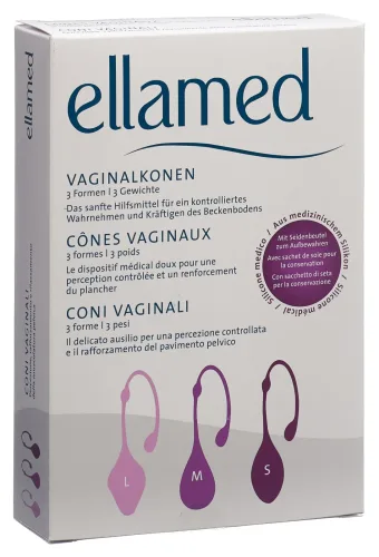 ellamed Vaginalkonen 3 Formen / 3 Gewichte (3 Stk)