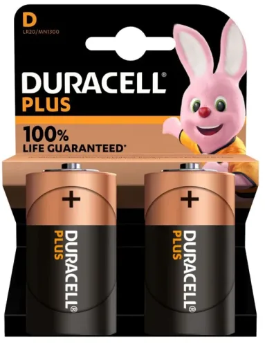 DURACELL, Duracell - Plus, Alkaline-Bat.,2Stk, D(LR20)