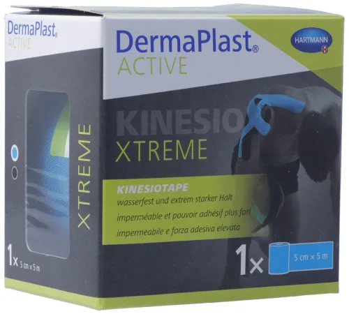 DermaPlast Active Kinesiotape Xtreme, 5cmx5m, blau (1 Stk)